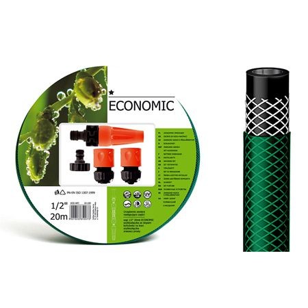 set furtun apa 1/2 inch 20m cu accesorii - imagine 3